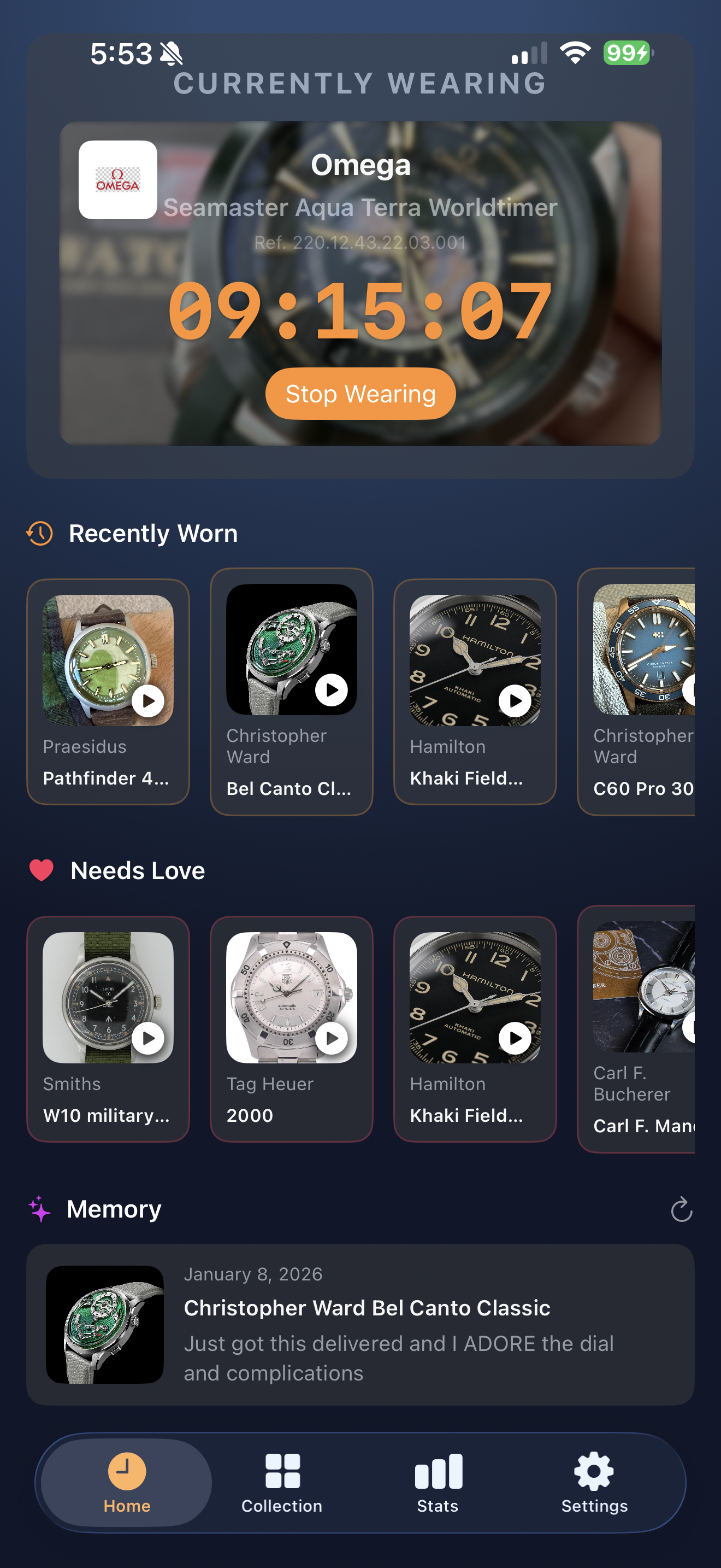 WearTime app preview 1