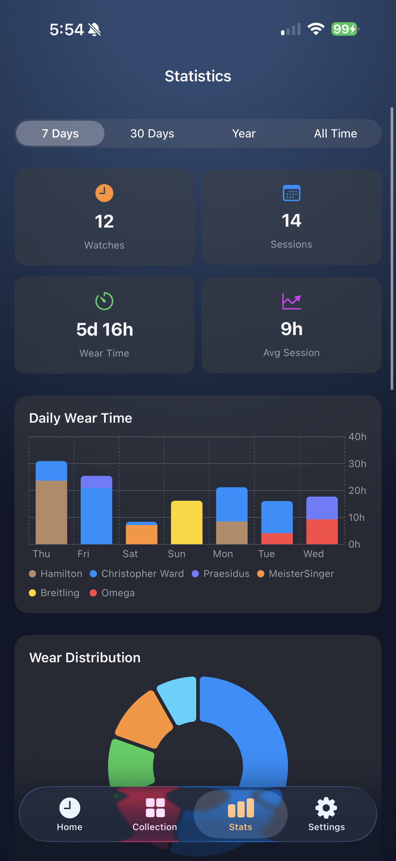WearTime app preview 3
