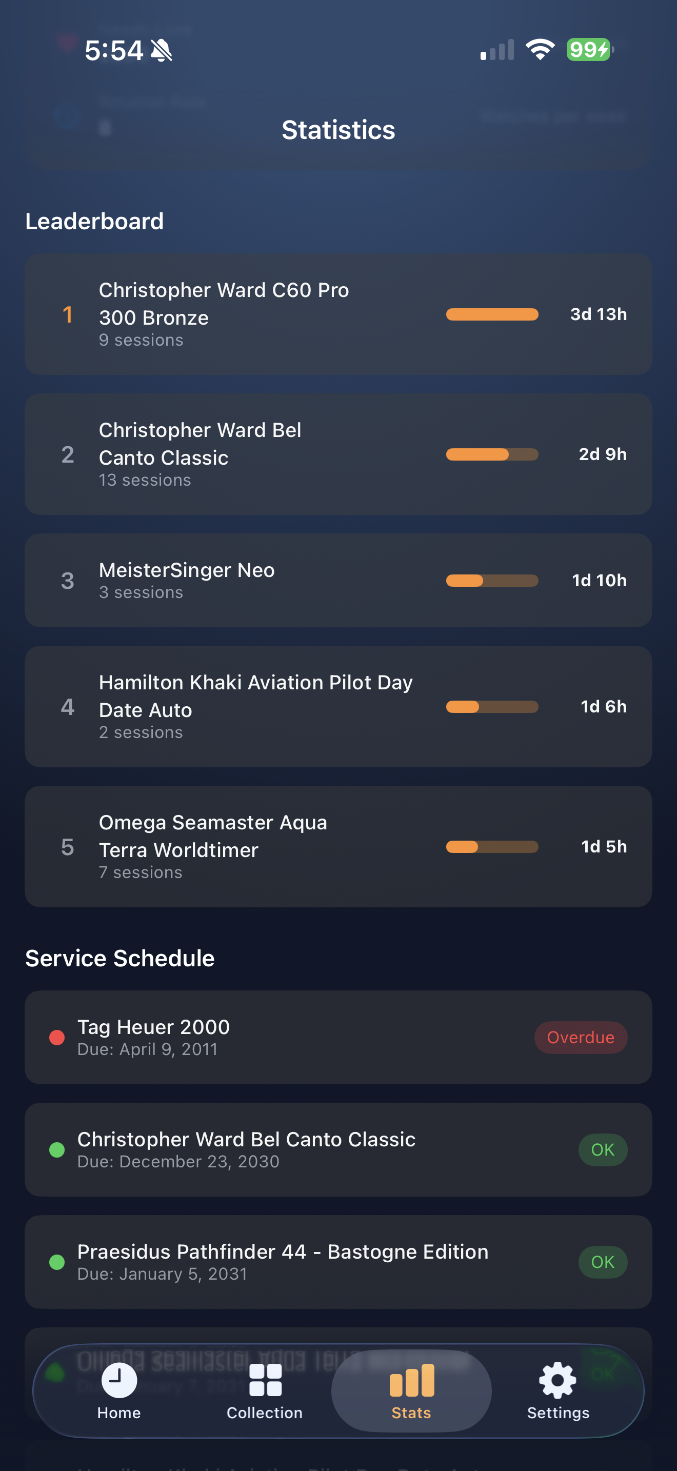 WearTime app preview 4